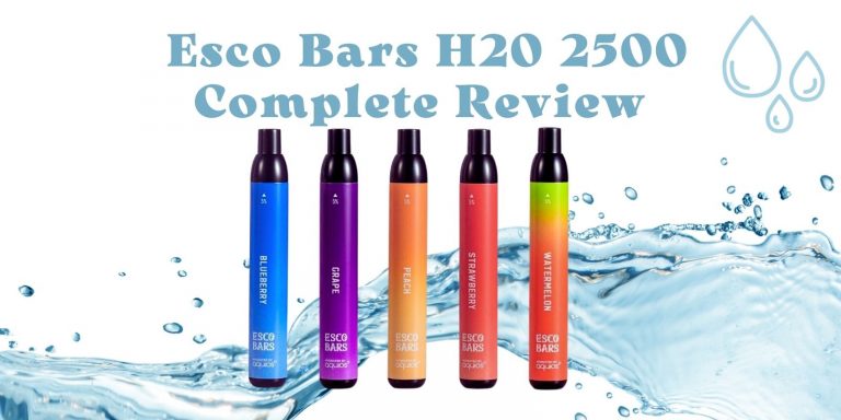 A Complete Review on Esco Bars H20 2500 Puffs Disposable Vape
