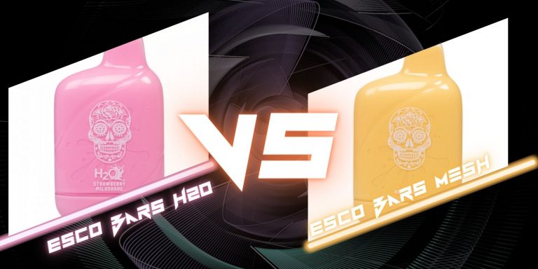 Esco Bar Mesh VS. Esco Bars H20 – Who Wins The 6000 Puffs Game?