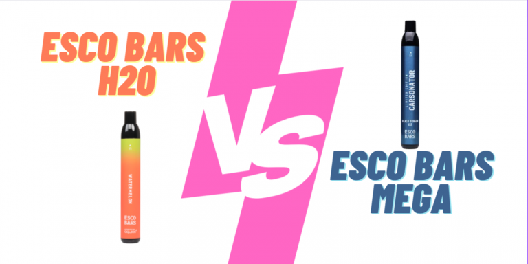 Esco Bars H20 V.S Esco Bars Mesh: Who Emerges As The 2500 Puffs Vape Victor?