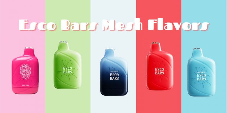 Vaping Esco Bars Mesh 6000: A Tour of My 5 Favorite Flavors