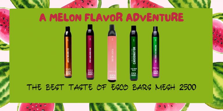 A Melon Flavor Adventure: The Best Taste Of Esco Bars Mesh 2500